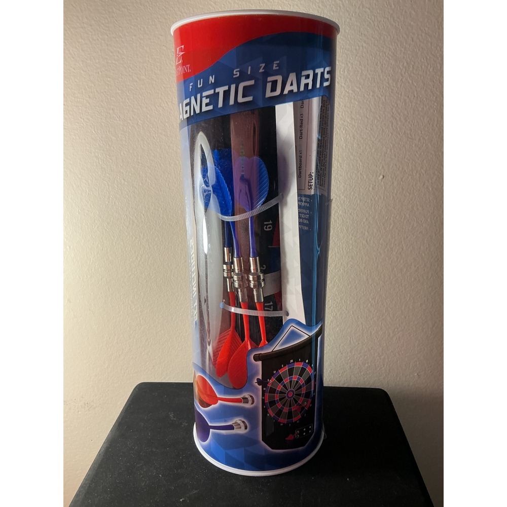 EastPoint Sports Fun Size Magnetic Darts Set 6 Darts Roll-Up Target Board New